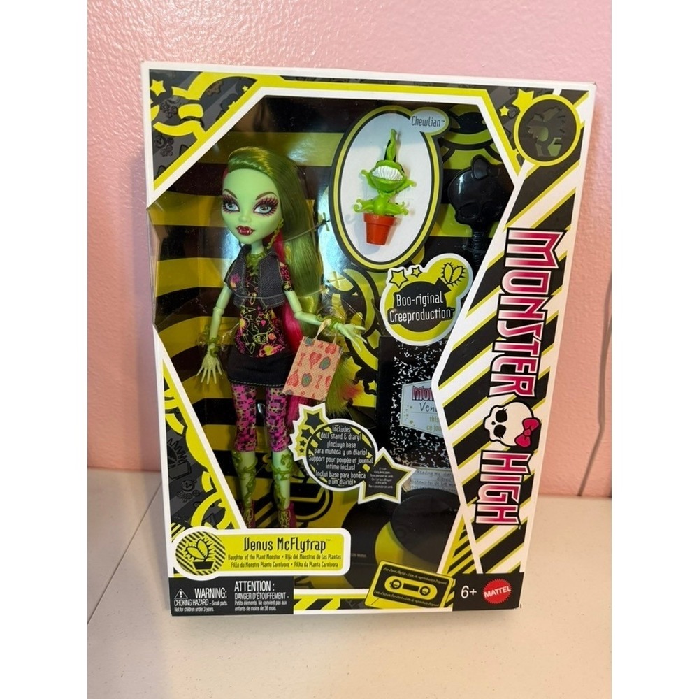 Monster High Venus McFlytrap Boo-riginal Creeproduction Doll New Mattel